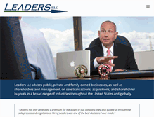 Tablet Screenshot of leaders-llc.com